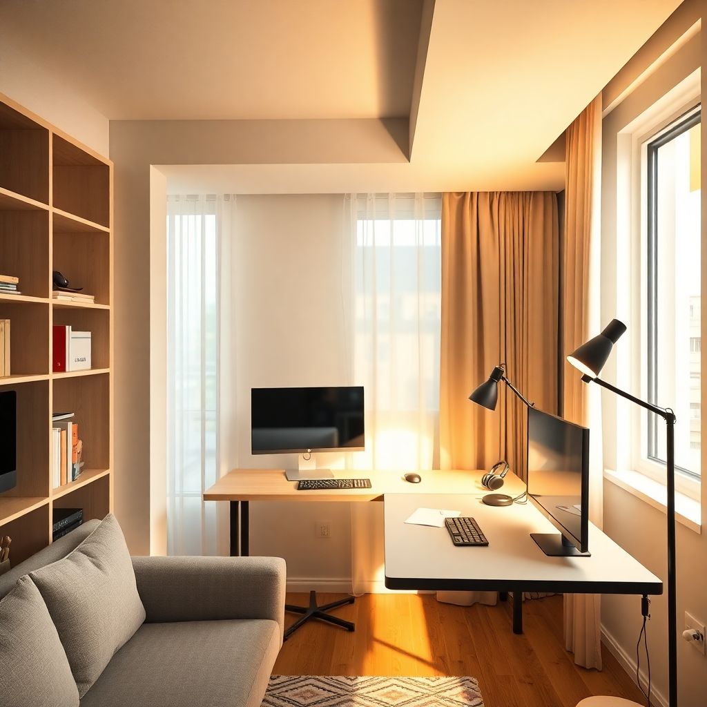 Упорядочивание рабочего пространства в доме и советы по зонированию