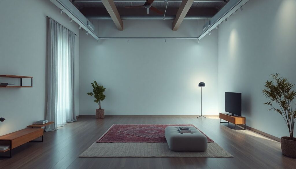 Зонирование без перегородок: способы визуального разделения пространства в квартире - иллюстрация