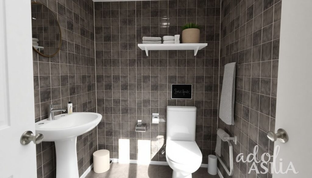 Эргономика ванной комнаты: компактные решения для хранения и доступа - иллюстрация