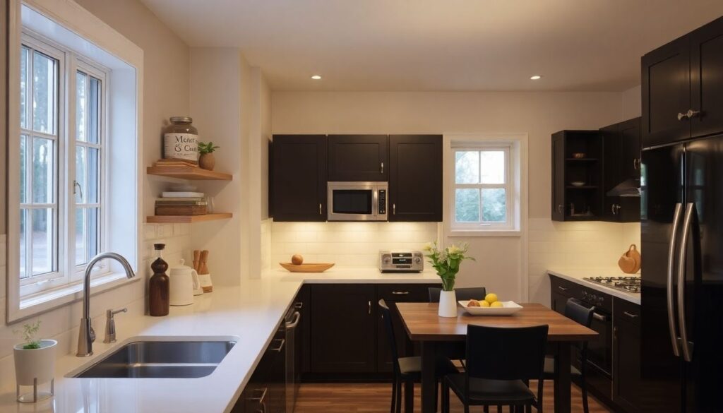 Маленькие кухни: продуманная планировка и эффективная рабочая зона - иллюстрация