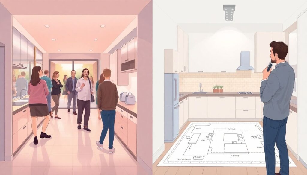 Маленькие кухни: продуманная планировка и эффективная рабочая зона - иллюстрация