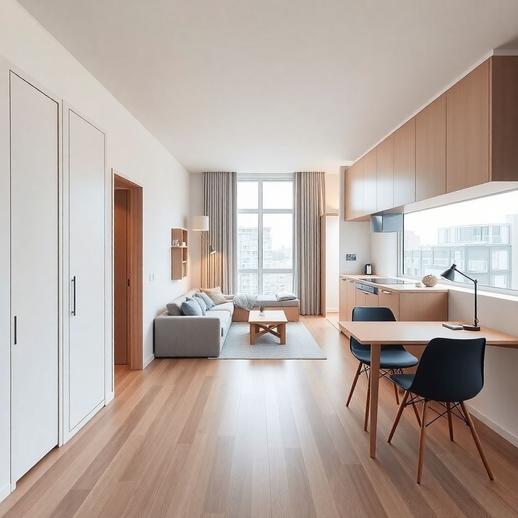 Студийная квартира: зонирование пространства и выбор функциональной мебели