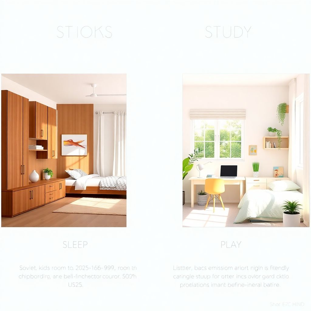 Дизайн детской: безопасные материалы и эргономичная мебель для комфортной комнаты