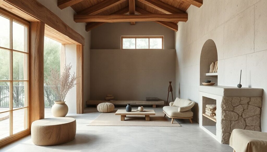 Использование натуральных материалов в современном интерьере: плюсы и минусы - иллюстрация