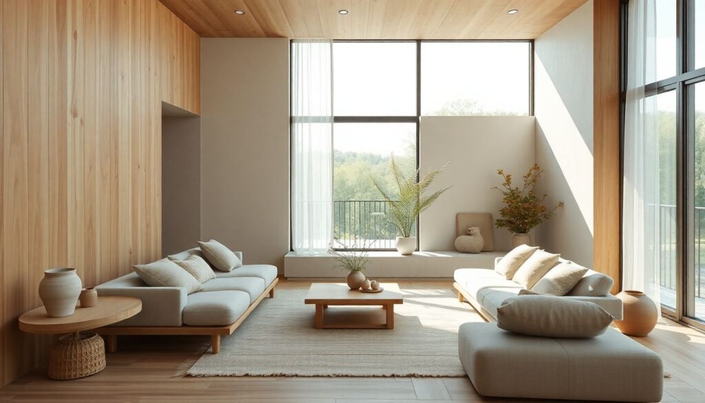 Использование натуральных материалов в современном интерьере: плюсы и минусы - иллюстрация