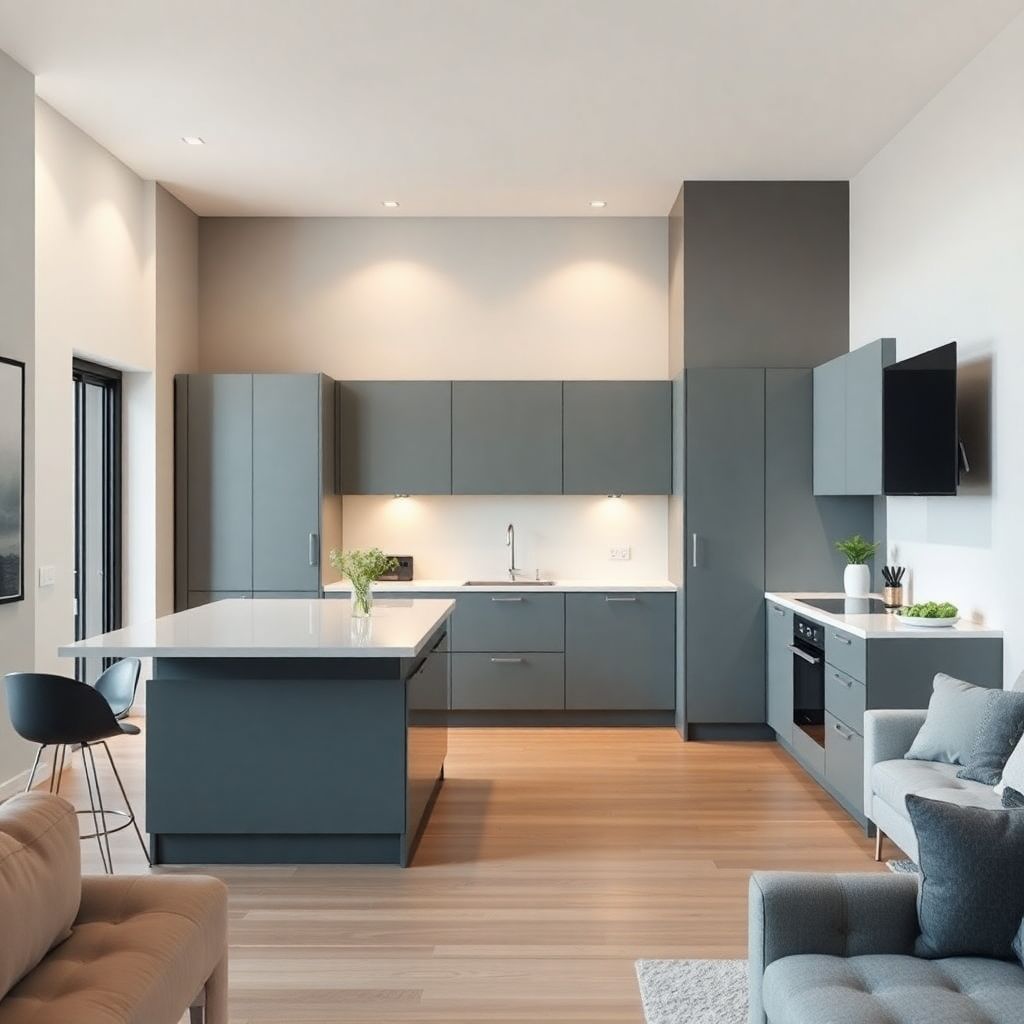 Посудные зоны и кухня-гостиная: как сделать зонирование без барьеров