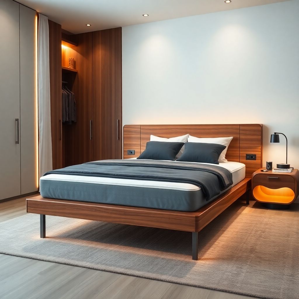 Эргономичная мебель для спальни: кровати и титановые решения для комфорта